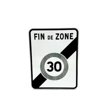 Panneau B51 Fin de Zone 30