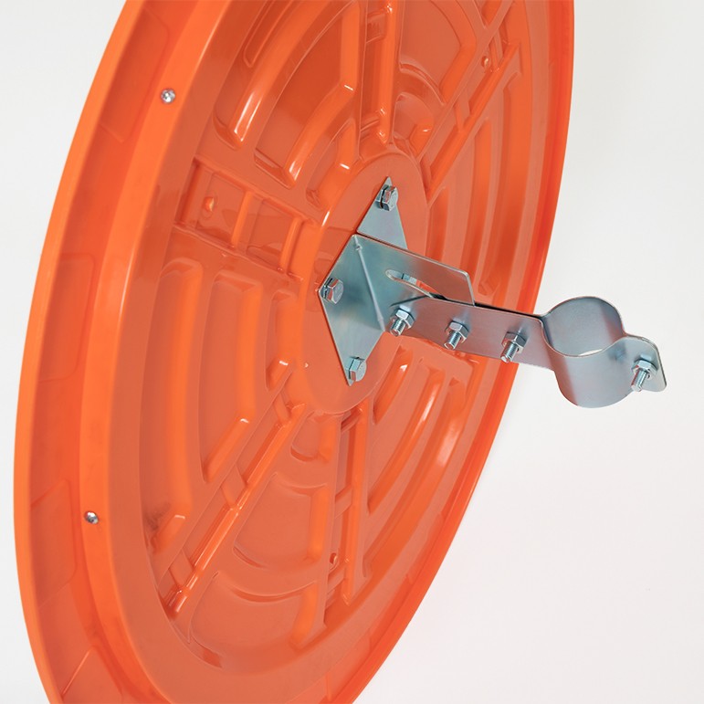 Miroir De Circulation Convexe 30 Cm - Grand Angle 230° - Pour Garage, Allée, Entrepôt - Réglable Et Facile à Installer