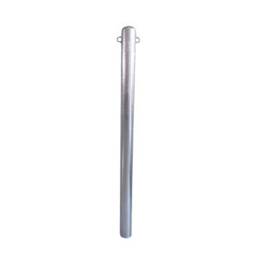 Vue générale du poteau galvanisé à chaud 2 crochets H1200 x diam.76 mm