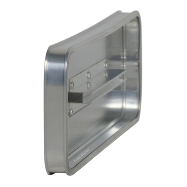 Vue de 3/4 du panonceau M6i sauf véhicules électriques L500x150 mm