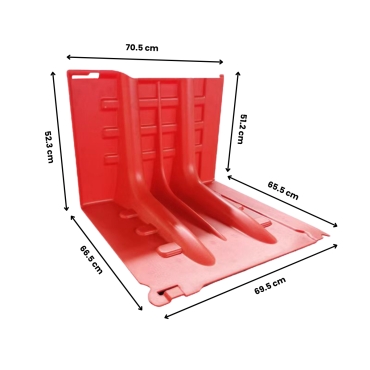 Schéma de la barrière anti-inondation