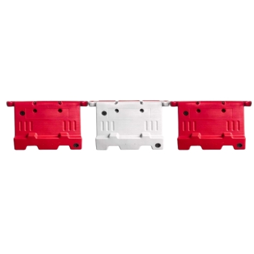 Séparateur de voie plastique empilable K16 rouge et blanc par 3